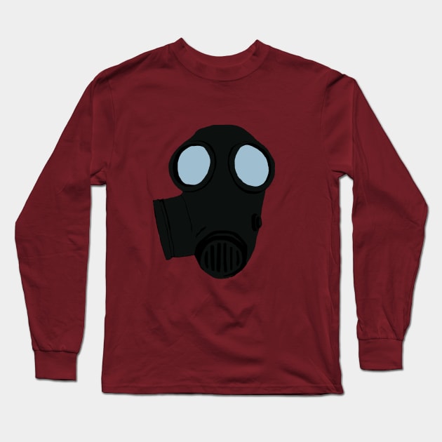 Minimalist Pyro Mask - Team Fortress 2 Long Sleeve T-Shirt by BallofBandages